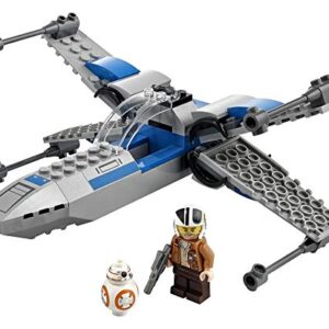 LEGO Star Wars Resistance X-Wing 75297 Building Kit; Awesome Starfighter Building Toy for Kids Aged 4 and Up, Featuring Poe Dameron and BB-8; New 2021 (60 Pieces)