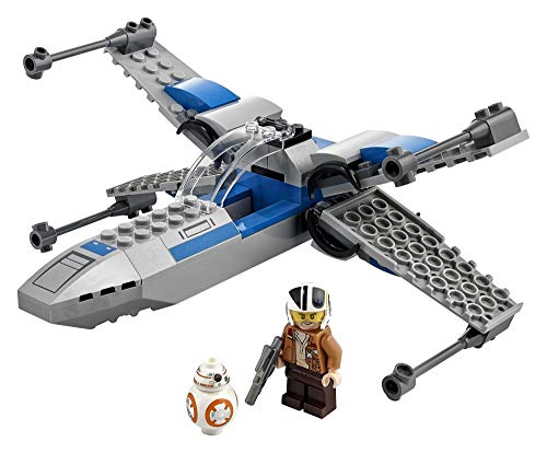 LEGO Star Wars Resistance X-Wing 75297 Building Kit; Awesome Starfighter Building Toy for Kids Aged 4 and Up, Featuring Poe Dameron and BB-8; New 2021 (60 Pieces)