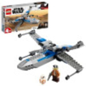 lego star wars resistance x-wing 75297 building kit; awesome starfighter building toy for kids aged 4 and up, featuring poe dameron and bb-8; new 2021 (60 pieces)