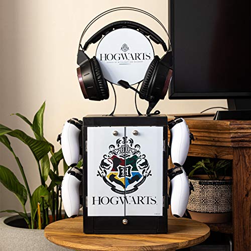 Numskull Harry Potter Hogwarts Houses Headphone Stand, Gaming Locker, Storage Tower for Xbox, PlayStation, Nintendo Switch - Official Merchandise