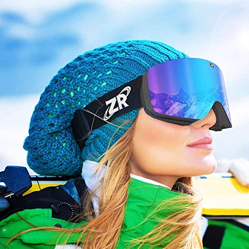 ZIONOR Ski Goggles with X 11 Magnetic Ski Goggles