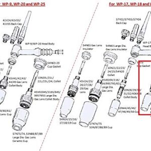 WeldingCity 10-pcs Stubby Collets 10N24S (3/32") for TIG Welding Torch 17, 18 and 26 Series in Weldcraft Lincoln Miller ESAB Weldcraft CK (10-PK)