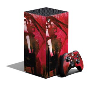 mightyskins skin compatible with xbox series x bundle - anime | protective, durable, and unique vinyl decal wrap cover | easy to apply, remove, and change styles | made in the usa (mixbserxcmb-anime)