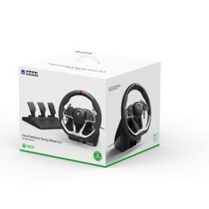 hori force feedback racing wheel dlx designed for xbox series x|s - officially licensed by microsoft