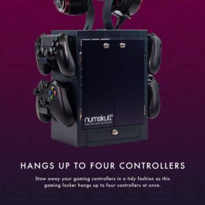 Numskull Official Gaming Locker, Controller Holder, Headset Stand for PS5, Xbox Series X|S, Nintendo Switch - Official Numskull Product