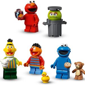 LEGO Ideas 123 Sesame Street 21324 Building Kit; Awesome Build-and-Display Model for Adults Featuring Elmo, Cookie Monster, Oscar The Grouch, Bert, Ernie and Big Bird, New 2021 (1,367 Pieces)