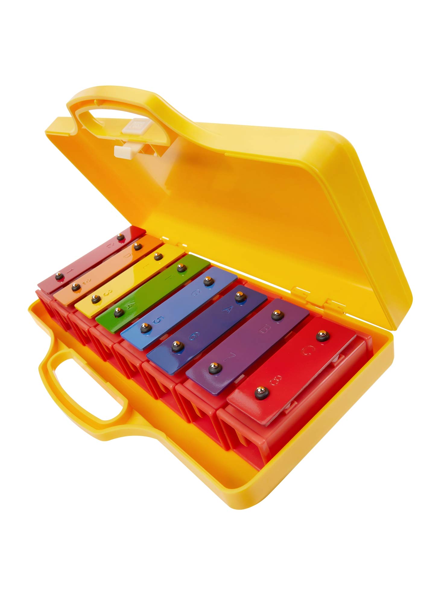 RAONZENA Professional Xylophone 25note, Glockenspiel,Xylophone for kids,Xylophone for gift,Glockenspiel that learns the basics of music (8note rainbow)