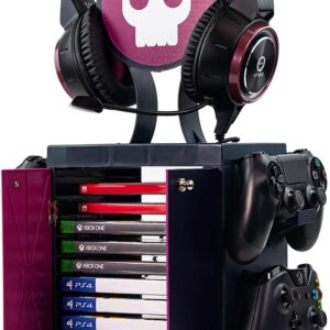 Numskull Official Gaming Locker, Controller Holder, Headset Stand for PS5, Xbox Series X|S, Nintendo Switch - Official Numskull Product