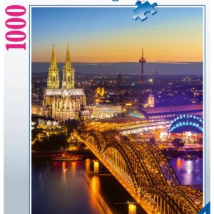 Ravensburger Cologne by Night 1000 Piece Jigsaw Puzzles for Adults & Kids Age 14 Years Up - City Puzzle [Amazon Exclusive]