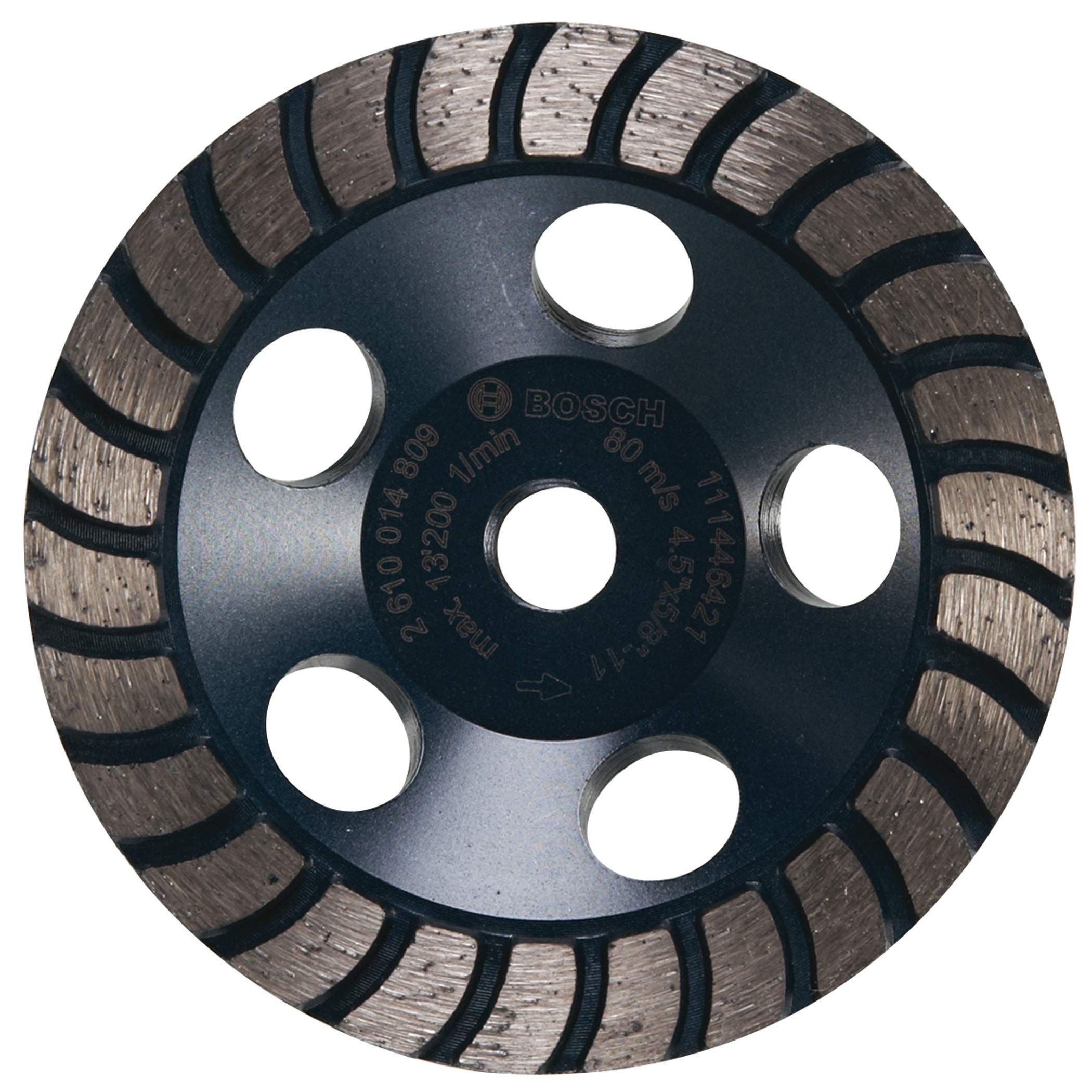 BOSCH DC430HD 4 In. Turbo Row Diamond Cup Wheel