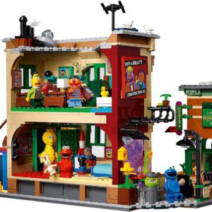 LEGO Ideas 123 Sesame Street 21324 Building Kit; Awesome Build-and-Display Model for Adults Featuring Elmo, Cookie Monster, Oscar The Grouch, Bert, Ernie and Big Bird, New 2021 (1,367 Pieces)