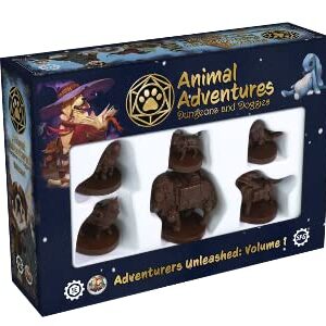 Steamforged Games Animal Adventures Doggies and Dungeons Volume 1-3 Miniatures Bundle (3 Items)