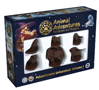 Steamforged Games Animal Adventures Doggies and Dungeons Volume 1-3 Miniatures Bundle (3 Items)