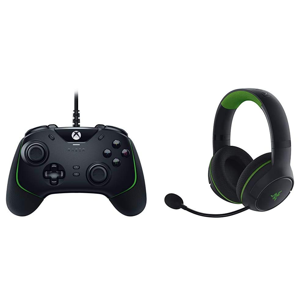 Razer Wolverine V2 Wired Gaming Controller + Kaira Wireless Gaming Headset for Xbox Series X | S Bundle