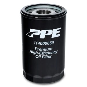 ppe - premium high-efficiency oil filter 114000650 compatible with 2019-2021+ gm 3.0l silverado 1500 (replaces ac delco pf66)