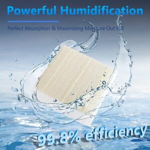 Funmit 1043 Super Humidifier Wick Filter (2 Pack) Replacement for Essick Air AIRCARE EP9500, EP9700, EP9800, EP9R500, EP9R800, 821000, 826000, 826800, 831000 Bemis Space Saver 800 8000 Humidifiers