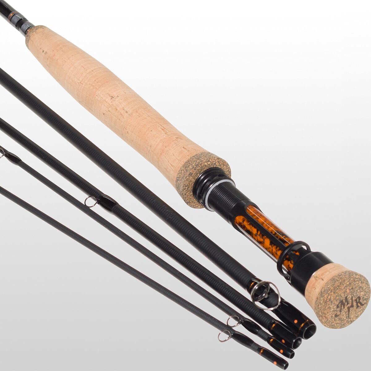 Moonshine Rod Co. Fly Fishing Rod with Carrying Case and Extra Rod Tip Section Medium Action, The Epiphany II, 2wt 10'4" ESN