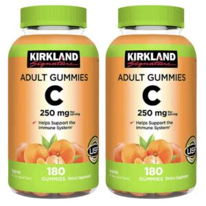 KS Vitamin C 250 mg, 180 Adult Gummies Pack of 2