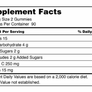 KS Vitamin C 250 mg, 180 Adult Gummies Pack of 2