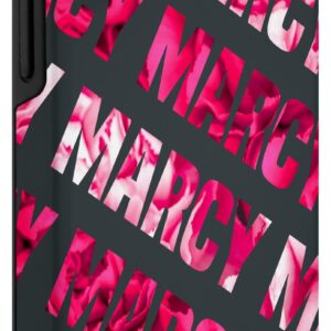 iPhone 12/12 Pro Custom Marcy Phone Cover Pink Red Gray Personalized Case