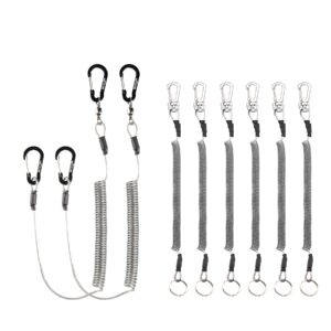 Booms Fishing T02 Heavy Duty Coil Lanyards and T04 Tool Lanyards