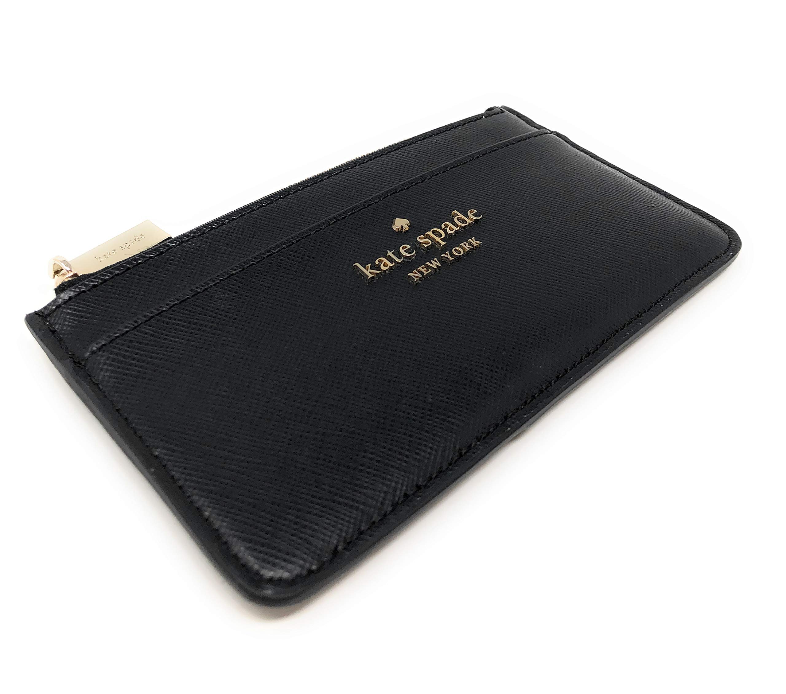 Kate Spade New York Small Card Holder Wallet Slim Large Black