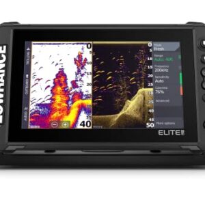 Lowrance Elite FS 9 Fish Finder with Active Imaging 3-in-1 Transducer, Preloaded C-MAP Contour+ Charts