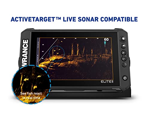 Lowrance Elite FS 9 Fish Finder with Active Imaging 3-in-1 Transducer, Preloaded C-MAP Contour+ Charts