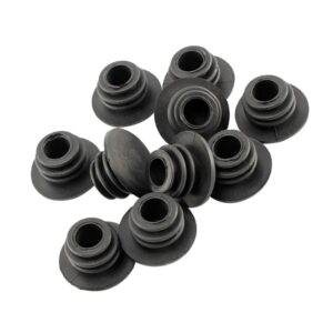 besportble 10pcs bike handlebar end caps bar end plugs rubber bike handlebar plugs for bicycle mountain bike road bike mtb bmx (black)