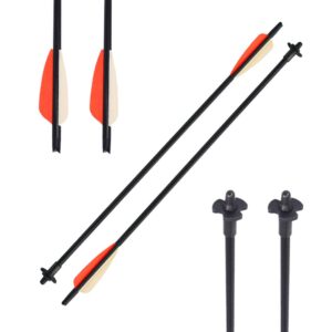 XIXILI 4 Pack Archery Crossbow Release Bolt Fiberglass Arrows Crossbow Decocking Bolt Decocking System (2 Pack)