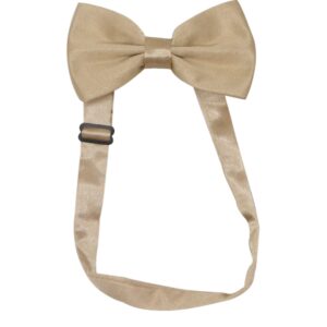 Doloise Men's Suspenders Bowtie Set Elastic Y Shape Style Women's Suspenders Bowtie For Wedding&Formal Events (Khaki)