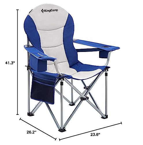 KingCamp KC3888_Navy/Grey Camping Chair, One Size