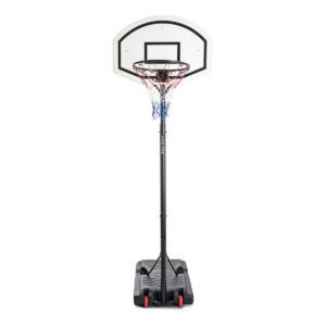 Best View Heavy Duty Indoor & Outdoor Portable Big Size Basketball Hoop & Goal Stand Back Boar for Kids & Adult, Height Adjustable