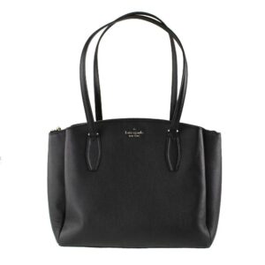 Kate Spade New York MONET LARGE TRIPLE COMPARTMENT TOTE Women's Leather Handbag (black)