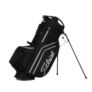 titleist - hybrid 14 golf bag - black/gray