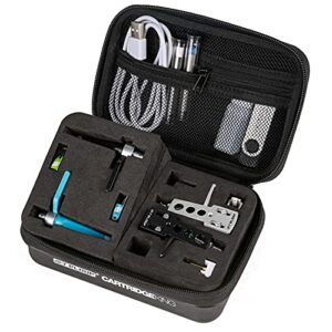 reloop cartridge-king, professional storage case for turntable carts, needles and accessories dj bag