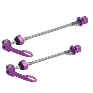 Alomejor 2pcs Quick Release Skewers Front Rear Skewer Road Mountain Bike Quick Release Skewers Accessory()