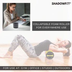 Shadowfit Foam Roller Equipment for Sore Muscle, Tissues ∣ Massage Rollers for Maximum Tension Relief ∣ High Density Foam for Deep Tissue Pain Relief, Thigh, Arms (Gray)