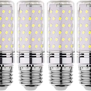 LEKE E26 LED Bulb 80W-100W Equivalent LED Light Bulb 1000Lumen Non-Dimmable E26 Light Bulb 8W 6000K White(4 Pack)