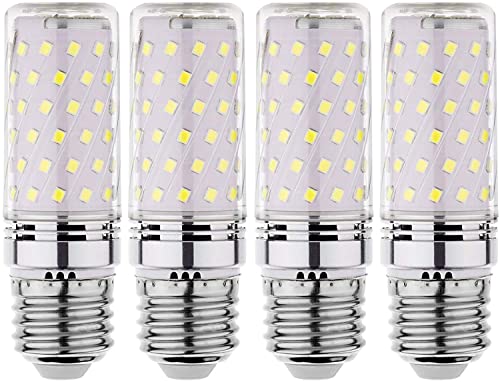 LEKE E26 LED Bulb 80W-100W Equivalent LED Light Bulb 1000Lumen Non-Dimmable E26 Light Bulb 8W 6000K White(4 Pack)