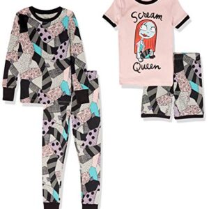 Amazon Essentials Disney | Marvel | Star Wars Toddler Girls' Pajama Set (Previously Spotted Zebra), Nightmare Scream Queen, 3T