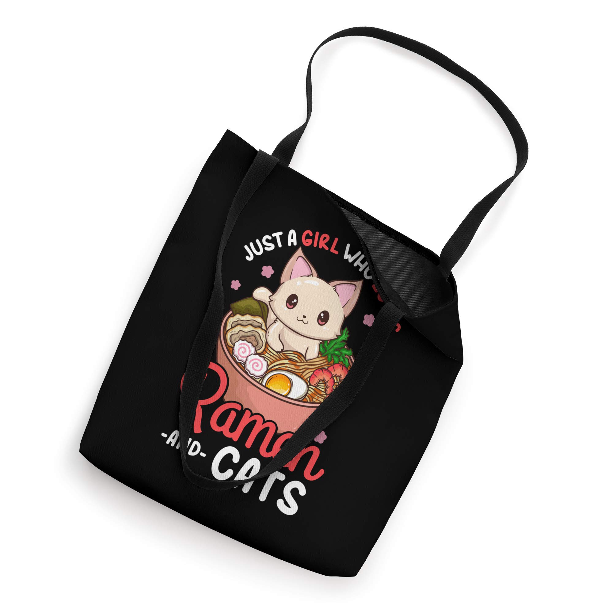 Ramen Cat Neko Anime Kawaii Otaku Girl Tote Bag