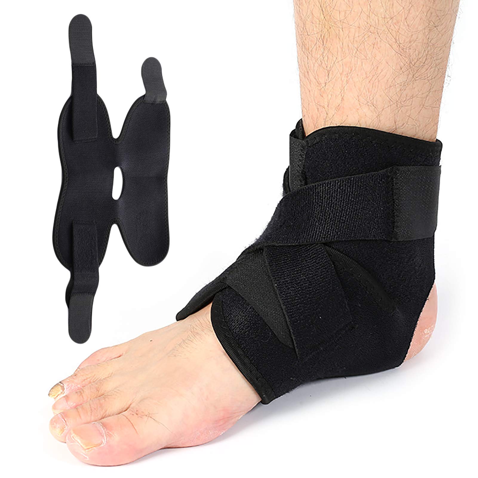 LUYANhapy9 Ankle Brace Compression Support Sleeve (Pair) for Prevent Injury Pain Bandage Foot Sprain Wrap Protector Guard Tendon Plantar Fasciitis Foot Socks with Arch Support