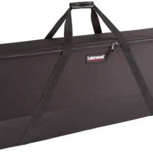 Lakewood Soft-Sided Hard Archery 41" Double Bow Case W Wheels Combo - Black