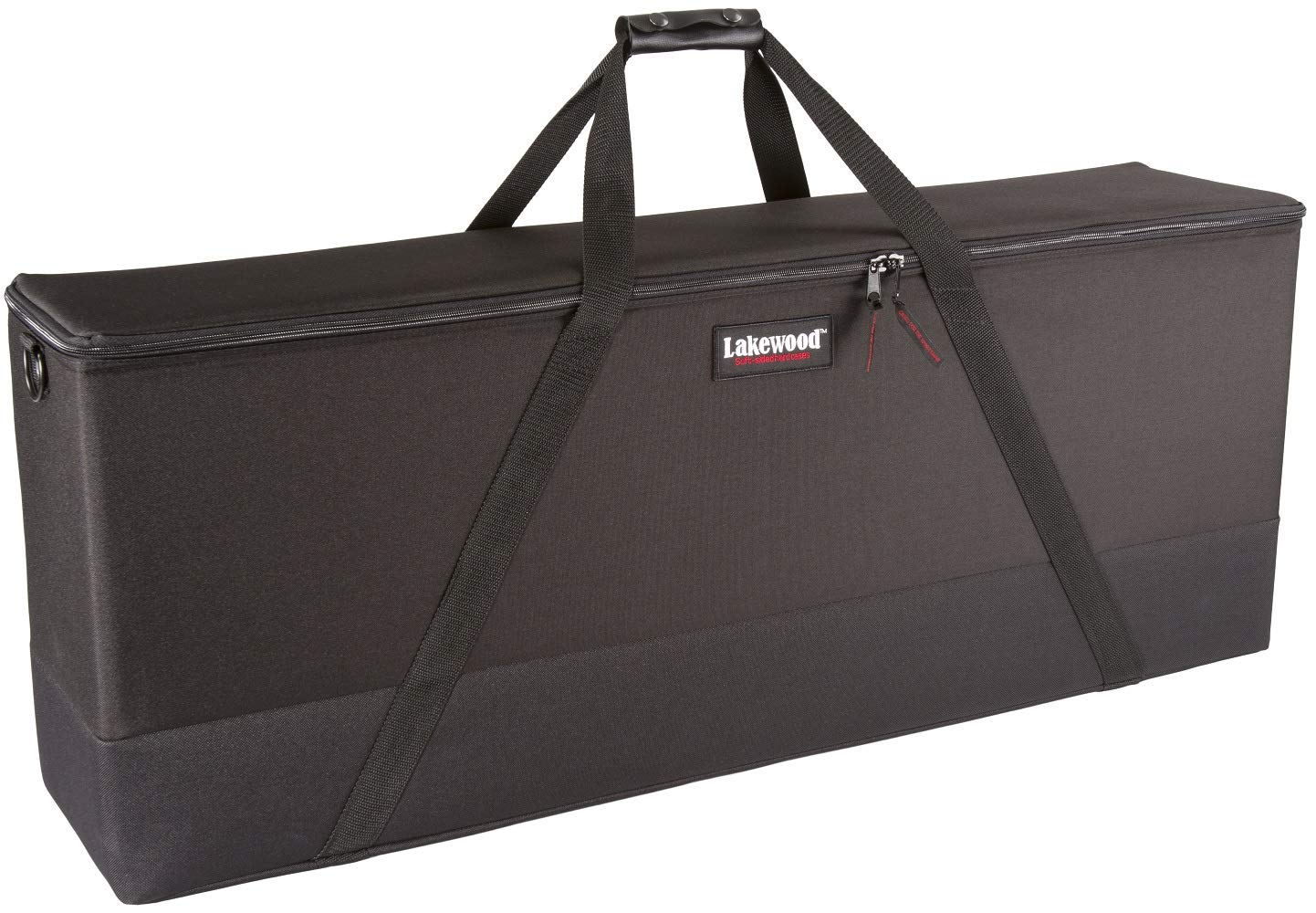 Lakewood Soft-Sided Hard Archery 41" Double Bow Case W Wheels Combo - Black