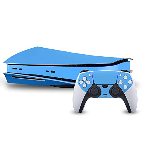 ICE BLUE Vinyl Decal Mod Skin Kit by System Skins - Compatible with PlayStation 5 Console (PS5)