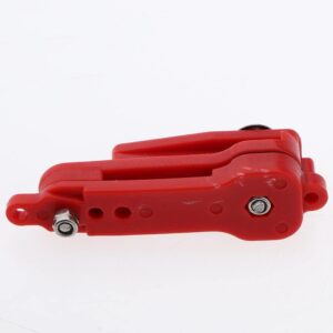 Simhoa 4 Pieces Red Padded Snapper Release Clip for Tackles Tool