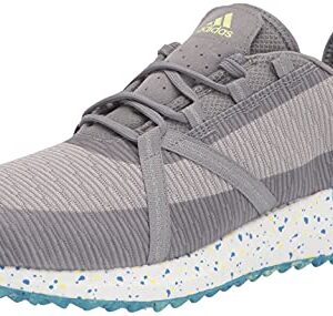 adidas Men's Solarthon Spikeless Golf Shoes, Grey Three/Pulse Yellow/Grey Two, 12