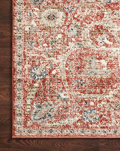 Loloi II Saban Rust/Beige 7'-10" x 10' Area Rug