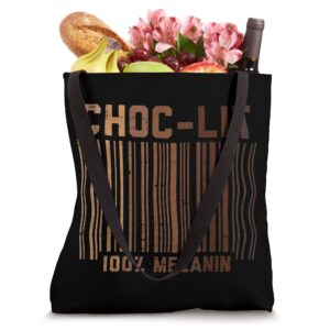 ChocLit Melanin Black Lives Matter BLM African History Gift Tote Bag